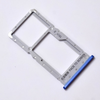 Sim Card Tray for Mi Note 6 Pro Blue by srfrz