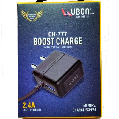 CH-777 Boost Charge With Extra Usb Port Wall charger Ubon