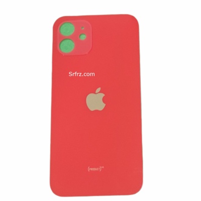 iPhone 12 Back Glass For iPhone 12 Back Panel Red By Srfrz