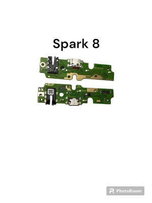 Tecno Spark 8 charging connector flex pcb board port for tecno spark 8
